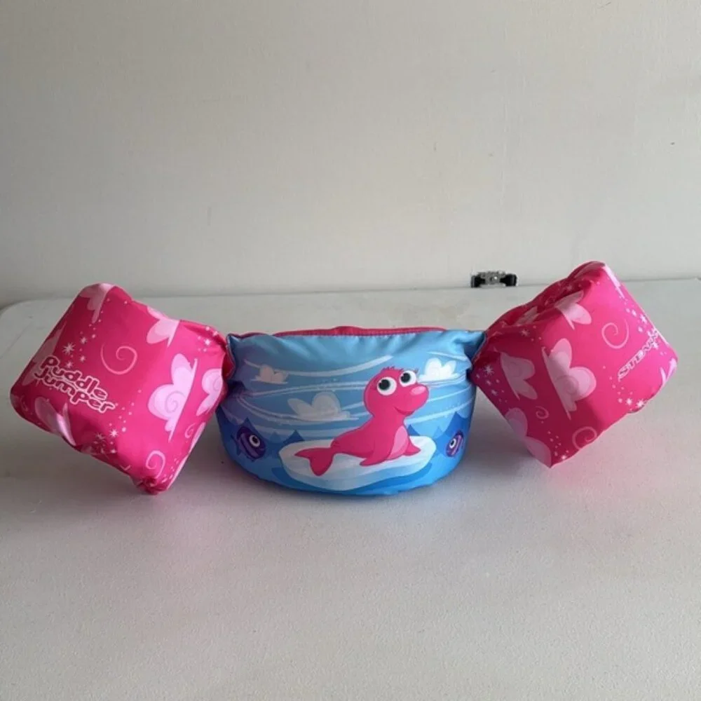 🏁 Kids floatation device - Pink and Blue size 30-50 pounds